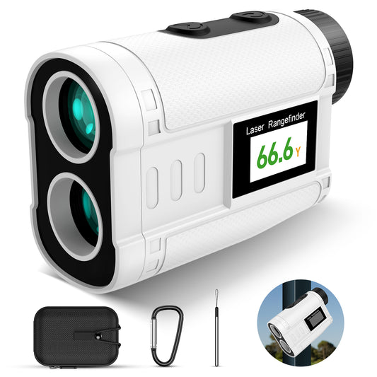 Golf Rangefinder Magnetic-LAKWAR Golf Rangefinder with Slope Laser Range Finder Golfing 6X Magnification