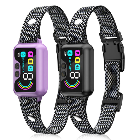 Bark Collar, 2 Pack Dog Bark Collar for Large Medium Small Dogs Smart Bark Collar with 7 Training Modes,Rechargeable Anti Barking Training Collar with 8 Adjustable Sensitivity,Bark Collar with Beep