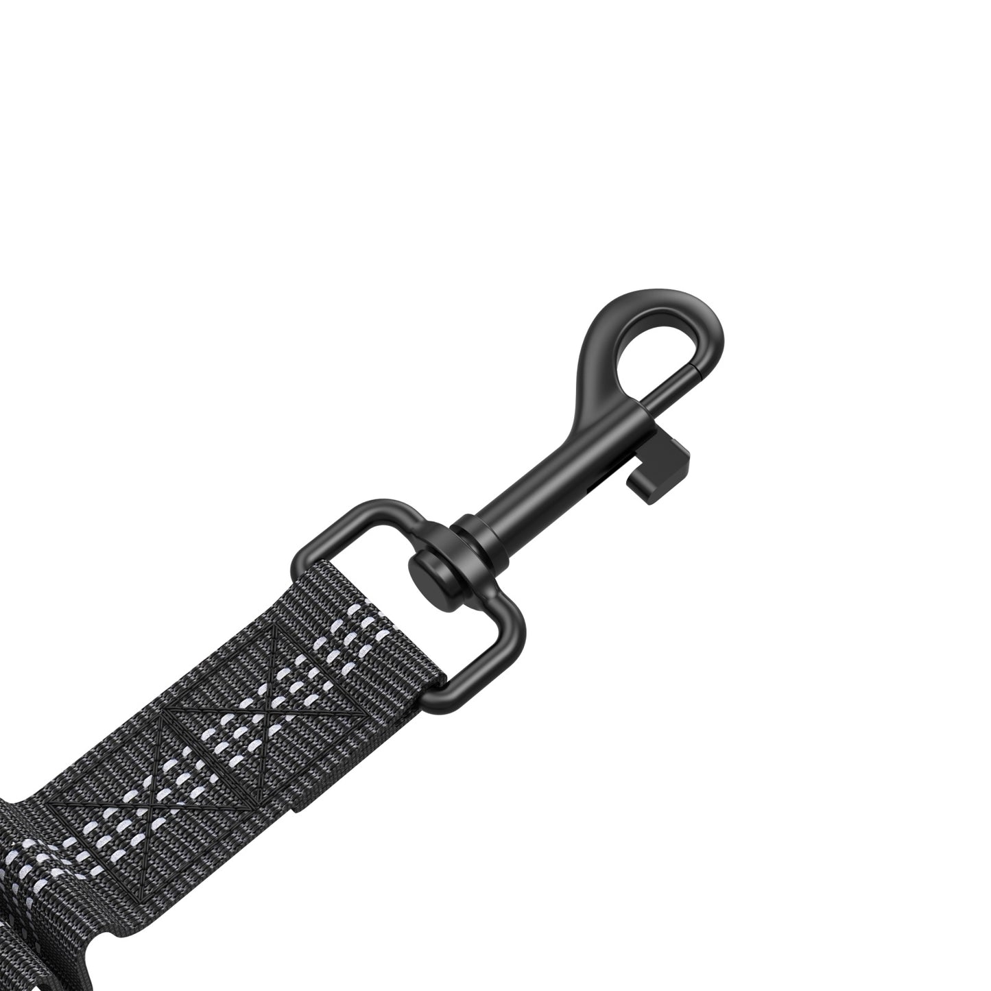 Hands Free Dog Leash for Running Jogging Walking with Zipper Pouch, Retractable Bungee Dog Leash Belt with Dual Padded Handles for Large/Medium Dogs, Adjustable Reflective Waist Belt