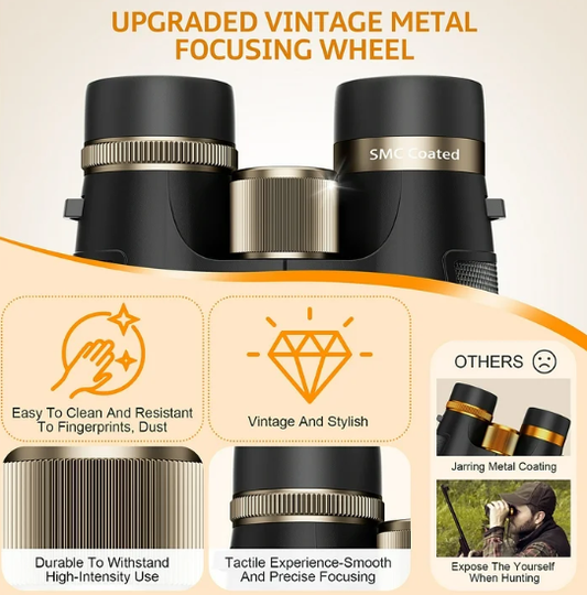 HD 10x42 Binoculars-SMC Optical System,Adult Binoculards for for Bird Watching Cruise Ship Hiking Travel Sports,Black