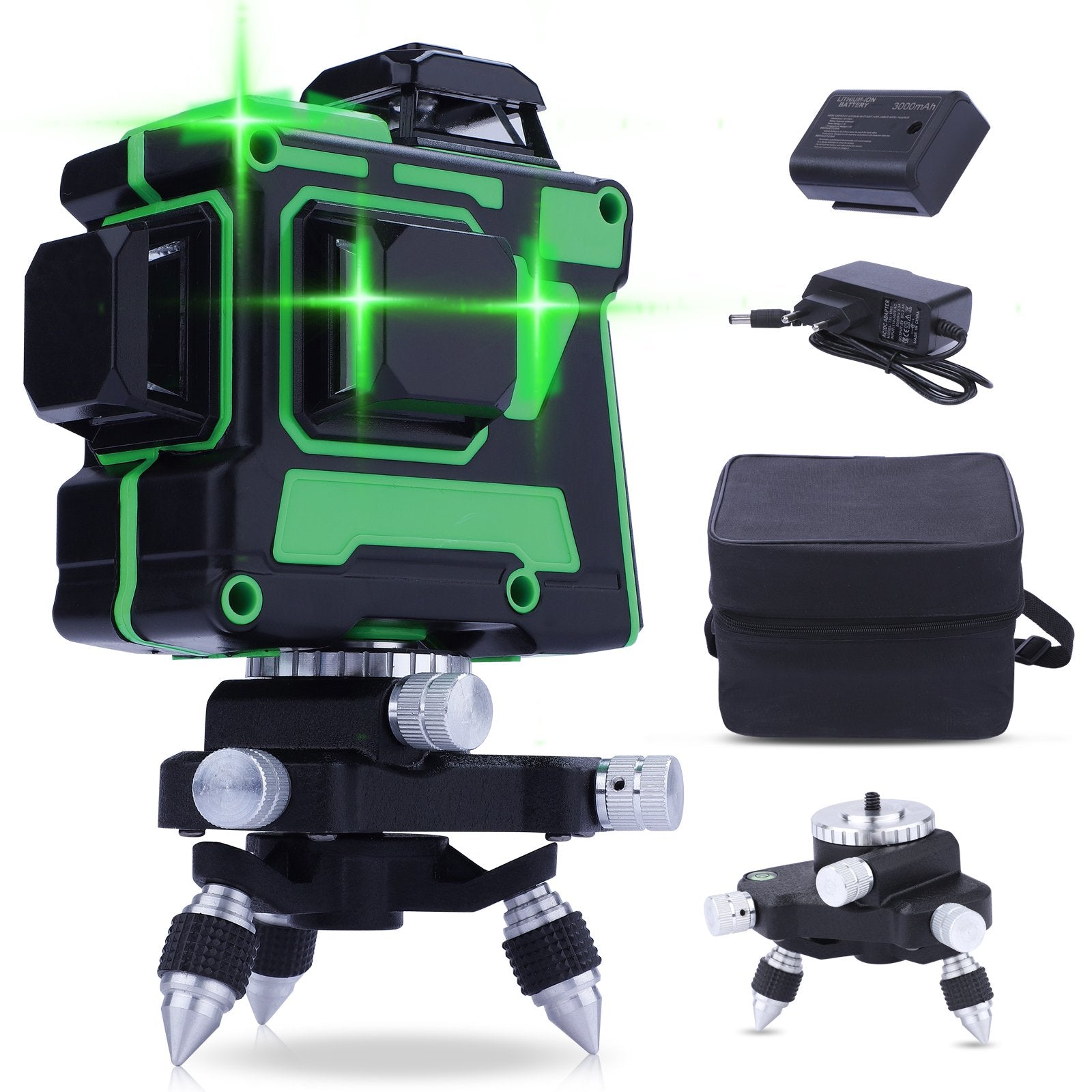 Total 3D Green Beam Self-Leveling Laser Level TLL255245 Total 3D Green Beam Self-Leveling Laser Level TLL255245