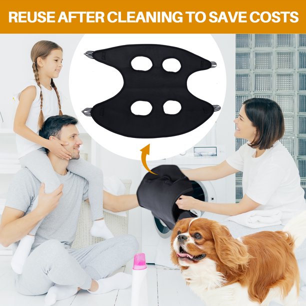 LAKWAR Pet Professional Grooming Hammock Harness for Bathing - Dog Holder for Ear/Eye/Hair/Nail Care, Grooming - Dogs Cats Hammock Helper