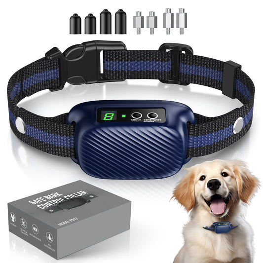 Smart Dog Bark Collar, Auto Anti Barking Bark Collar for Small Medium Large Dogs,Humane Shock Collar Bark ControlDevice with 8 Adjustable Sensitivity Levels