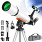 Telescope for Adults and Kids Beginners -500mm Astronomical Refracting Telescope with Carry Bag, Phone Adapter