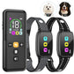 Dog Training Collar with Remote 2 Collars-Beep Collar for Dogs with 8 Sound Options Shock Vibration 2600ft Remote Control Safe Keyboad Lock
