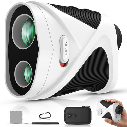 LAKWAR Golf Rangefinder with Slope, 1200 Yards Laser Range Finder Golfing, 7X with Flag Pole Locking Vibration, Rechargeable