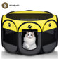 Pet Playpen for Small Animal Indoor Cats Enclosed, Pop up Dog Playpen Outdoor Tent Crate Cage with Locking Zipper Top Cover Door for Puppy Kitten Tent-Small