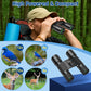 Compact Binoculars for Adults and Kids -12x32 Large View Small Floding Lightweight Binoculars for Bird Watching Concert Hunting Waterproof/Fogproof/Shockproof Binoculars