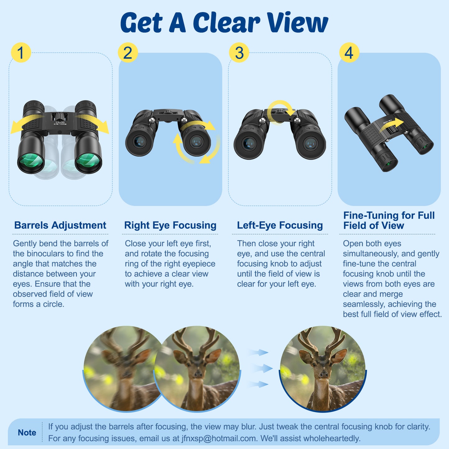 Compact Binoculars for Adults and Kids -12x32 Large View Small Floding Lightweight Binoculars for Bird Watching Concert Hunting Waterproof/Fogproof/Shockproof Binoculars
