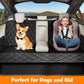 Dog Car Seat Cover-LAKWAR Non-slip Dog Car Bench with Seatbelt Waterproof Pet Car Seat Protector and Scratch-Resistant Dog Car Back Seat Protection