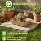 LAKWAR Disposable Litter Boxes-6 Pack Large