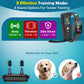 Dog Training Collar with Remote 2 Collars-Beep Collar for Dogs with 8 Sound Options Shock Vibration 2600ft Remote Control Safe Keyboad Lock