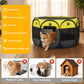LAKWAR Dog Cat Playpen, Puppy Pet Playpen Indoor for Small Dog Crate Tent Cage Outdoor, Portable Pop Up Dogs Enclosure Kennel for Dogs/Cats/Rabbits-Medium