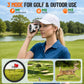 Golf Rangefinder with Slope - 1200Yards 7X Magnification with Flag Pole Locking Vibration, Rechargeable Battery with Magnet Stripe, Golf Accessories