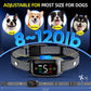 Bark Collar for Dogs 2 Pack,LAKWAR Rechargeable Stop Barking Training Collar with 8 Sensitivity,Bark Collar with Beep Vibration Shock