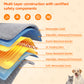 Pet Heating Pad for Dogs and Cats, Heated Cat Bed with Steel-Wrapped Cord and Soft Fleece Cover, 19.5 x 15.6 Inches Gifts for Cats Puppy in Winter