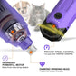 LAKWAR 6-Speed Dog Nail Grinder - Upgraded Pet Nail Grinder Super Quiet Rechargeable Electric Dog Nail Trimmer Painless Paws Grooming & Smoothing Tool for Large Medium Small Dogs(Purple)