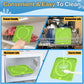 Licking Mat Silicone Dog Lick Mat Slow Food for Dogs - Anti-Biting/Tear-Resistant Lick Mat with Suction Cups, Interactive Dog Toys - Green