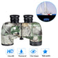 LAKWAR Military Binoculars 10x50, with Rangefinder & Compass Direction, PORRO Prism for Adults Hunting, Rangefinding Binoculars for Marine, Fishing, Bird Watching; with Carrying Bag, Harness Strap