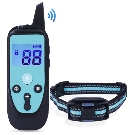 Dog Training Collar, Shock Collar for Dogs with Remote Rechargeable Waterproof, 3 Training Modes, Beep Vibration and Shock,3280Ft Remote Range, Dog Bark Collar for Small Medium Large Dogs