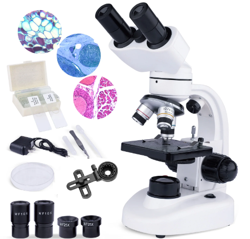 40x-1000x Compound Binocular Microscope for Adults Professional,microscopes for Student Educate Biological Microscope LAB Micro Scope microscopio