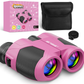 10x25 Compact Binoculars for Kids- Waterproof/Easy Focus/High Powered/ Low Light Vision Binoculars for Adult and Kids