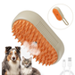 Cat Steam Brush for Shedding Dog Brush with Steam Pet Hair Cleaning Brush Comb for Spray 3 in 1 Pet Grooming for Long & Short Haired Pets – Spritz Defur Comb for Cat