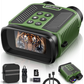 Night Vision Googles,8X Night Vision Binoculars with 5000mAh Large Battery, 3'' HD Screen Digital Binoculars with 7 Level IR for Camping and Observe Can Save Photo and Video with 32GB TFCard