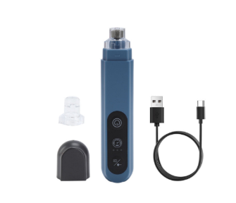 Dog Nail Grinder with Light 3 Speed Whisper-Quiet Electric Pet Nail Trimmer Painless Paws Grooming and Smoothing for Small Medium Large Dogs & Cats