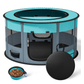 LAKWAR Pet Playpen， Puppy Playpen Cat Playpen-Ideal for Puppy Dog Cat Rabbit-Portable & Foldable Dog Pens for Indoor, Outdoor, Office and Travel Use