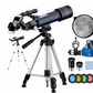 LAKWAR Telescope, 70mm Aperture 400mm AZ Mount Astronomical Refracting Telescope for Kids Adult  Beginners - Travel Telescope with Carry Bag, Phone Adapter and Tripod