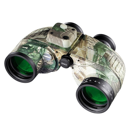 LAKWAR 10x50 Binoculars for Adults with Range Finder and Compass, Suitable for Hunting, Bird Watching and Traveling (Camouflage)