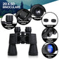 LAKWAR 20 x 50 Binoculars for Adults, Powerful HD Binoculars with Clear Low Light Vision, 50mm Large Eyepiece Waterproof Binoculars for Hiking, Hunting, Bird Watching, Stargazing and Concerts