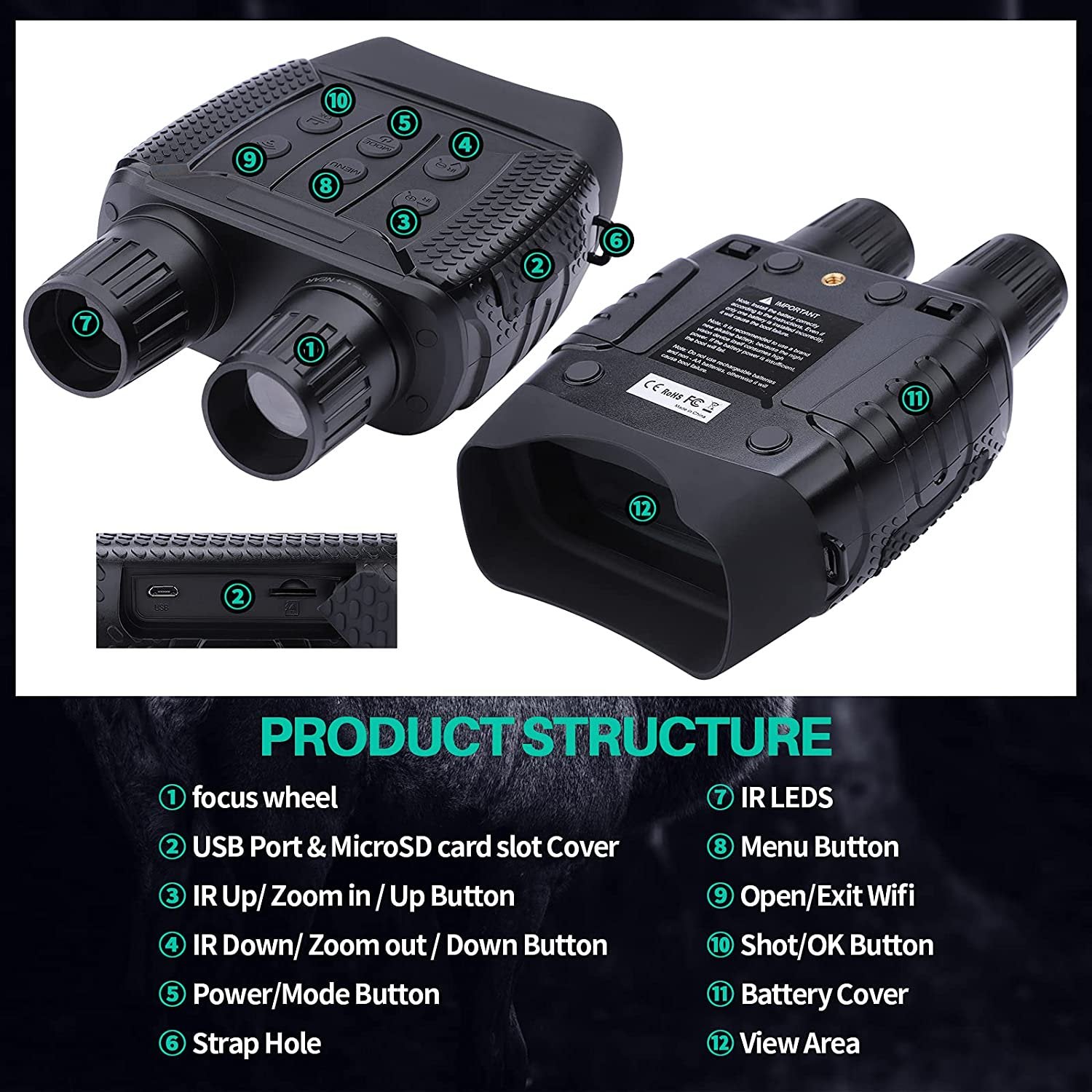 Electronic best sale binoculars price